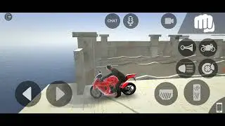 Deaths and Falls. Petya's motorcycle riding video (one-minute clip)