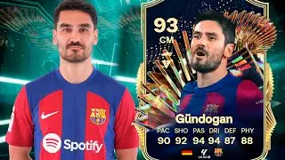 &iexcl;DEFIENDE Y ATACA DE LOCOS! 😍 93 Ilkay G&uuml;ndogan TOTS PLAYER REVIEW | Ea Sports FC 24