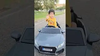 Perfect Gift for 4-Year-Old Kids 🎁 Audi Ride-On Electric Car #electrictoys #car #ytshorts #minivlog