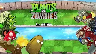 Plantas contra zombis parte 3 Piscina Gameplay de PC en español sin comentar