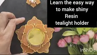 #resintealightholdertutorial#viral#diy candle holder#diy #resin decor#yt video #@MonasArtCraft   