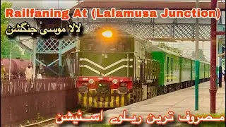 Half Day Time Spending At Lalamusa Junction Exploring Back To Back Trains Arrivaling With Departures