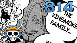 One Piece ワンピース Chapter 814 Manga Reaction and Review - THE VINSMOKE FAMILY ARE..!