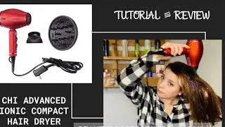 CHI Advanced Ionic Compact Hair Dryer by Avon Review & Tutorial