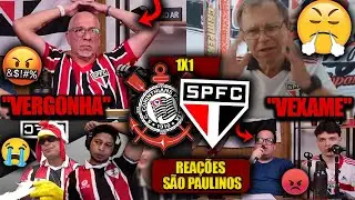 REAÇÕES dos SÃO PAULINOS - CORINTHIANS 1X1 SÃO PAULO - PAULISTÃO 2026 - REACT VAMOS RIR DO TRICOLOR