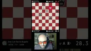 Vaya final m&aacute;s apretado con un rival guerrero #Ajedrez #Chess #Tactica #Chessgame #Tecnica #Calculo