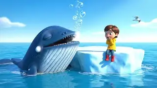 Sleepy Whale Napped on a Floating Iceberg | Nursery Rhymes for Kids & Baby Songs