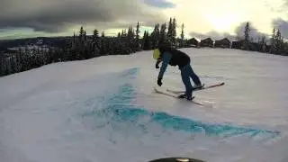 Norefjell skisenter 2015 || Frontflip || Twintip || GoPro