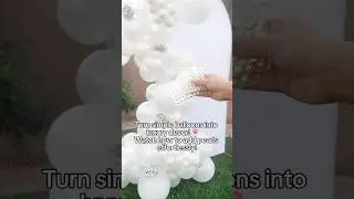 How to Add Pearls to Balloons | Elegant Balloon Decoration Tutorial 🎈