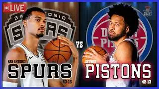 San Antonio Spurs VS Detroit Pistons LIVE Commentary Scoreboard | Pre and Post Game Coverage