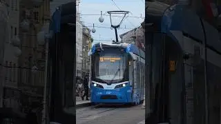 Končar TMK2400 tram in Zagreb 🇭🇷 #shorts
