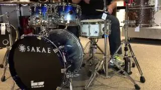 Sakae Almighty Maple Snare 14in X 6.5in in Antique White at The Drum Shop, Tulsa, OK.