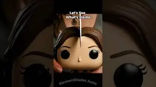 ASMR Cutting Lara Croft Funko Pop in Half |What's Inside in Tomb of Secrets 🔪🏺