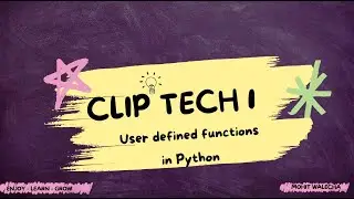 User Defined Functions in Python