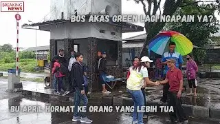 BOS IDAMAN BU APRIL AKAS BERKUNJUNG DI TERMINAL ARJOSARI MALANG