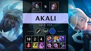 Akali Mid vs Orianna - EUW Challenger Patch 25.15
