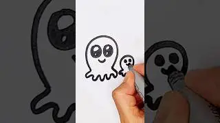 I Drew My Own Character | An Octopus 🐙  #Shorts #CuteDrawing #OCDrawing #DrawingIdeas #EasyDrawing