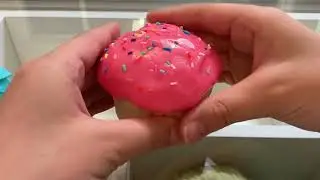 Me destroying slime life cup cake 