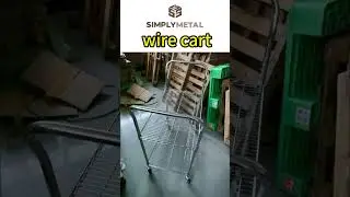 wire cart  #SimplyMetal #WireShelving #WireRack #WireShelves #WireCart #WireShelf