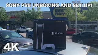 Sony PS5 Digital Unboxing and Setup!