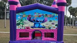 Stitch 🌺 Check us out at Jumparoundbouncehouses.net to book.