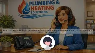 AI Receptionist Handles Plumbing Inquiry with Ease (British Accent)