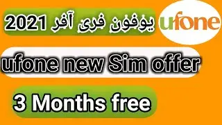 Ufone new Sim offer code 2021||Ufone new sim free offer code 2021