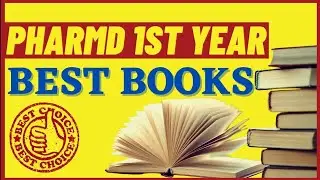 Best TextBooks for Pharmd first year (Doctor of pharmacy) #pharmdbooks