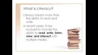 Content Area Literacy Overview [2013]