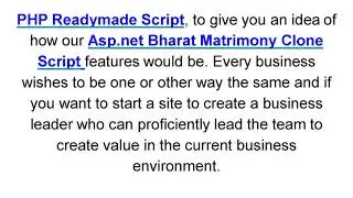Bharat Matrimony Clone Script - PHP READYMADE SCRIPT