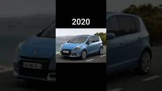 evolution of renualt scenic (1996~2023) #shorts #renault #scenic #allcaravailable
