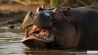 DANGEROUS DENTIST! 🦷 Tiny Bird CLEANS A Hippo's GIANT Mouth! 🤯