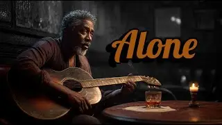 Alone &mdash; Edgar Allan Poe | Cinematic Dark Blues &bull; Soulful Poetic Blues Performance