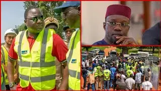 Visite de chantier : le ministre des infrastructures D&eacute;thi&eacute; FALL  &agrave; l'universit&eacute; de fatick