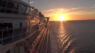 SUNRISE ON A CRUISE SHIP