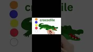 How to draw a Crocodile Crocodile Drawing easy 🐊 #shorts #viralvideo #drawing #howtodraw