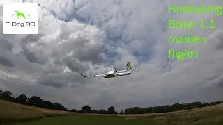 Hobbyking Bixler 1.1 maiden flight