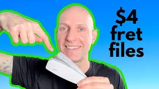 Can you fix sharp guitar frets with CHEAP $4 files from Amazon?