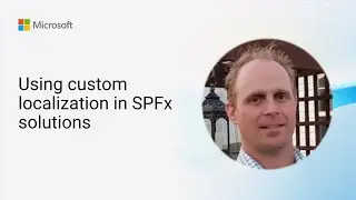 Using custom localization in SPFx solutions