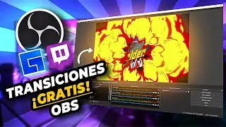 🔥 Como poner transición de FUEGO en OBS studio 🔥 + Transiciones GRATIS