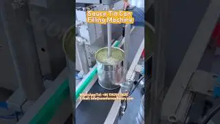 Sauce Tin Can filling Machine #saucefillingmachine #sauce #fillingmachine #pastasauce #shorts #short