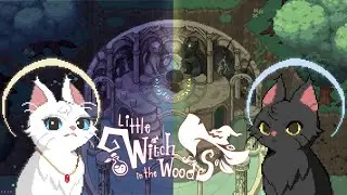 Meeting the Black & White Cat Gods 🏛️ RESTORING THE TEMPLE!  (Little Witch in the Woods 5)