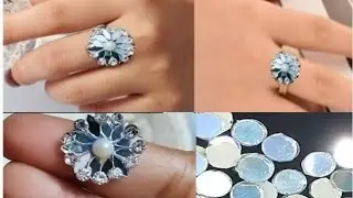 Homemade ring  Hacks That Everyone Should Know| Diy Mirror Ring #handmade #jewellery @rubybano539