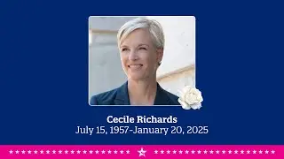 We lost an amazing Texan today, Cecile Richards.