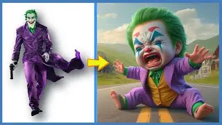 SUPERHEROES as BABIES 💥 MARVEL & Dc