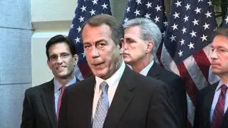 House GOP Stakeout Q&A: Speaker John Boehner