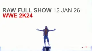 RAW Full Show, 12/01/2026 (WWE 2K24) AJ Styles vs Gunther