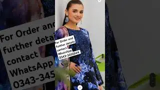 #ZARIA Vol#01 -2025 LAWN Collection》*   *&bull;◇&bull;By ``BRENISH FAIBRICS #viarlshort #fashion