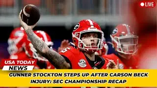 Gunner Stockton Steps Up After Carson Beck Injury: SEC Championship Recap । USA TODAY NEWS