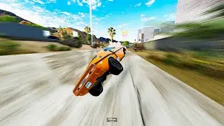 Extreme 800 MPH Acceleration on a Speed Platform - Beamng drive